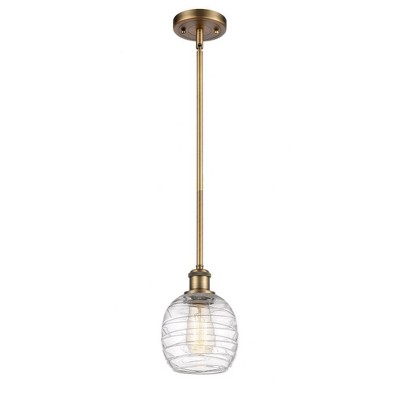 Belfast - 1 Light Mini Pendant In Industrial Style-9 Inches Tall and 6 Inches Wide