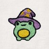 Dalix Sorcerer Frog Embroidered Cotton Relaxed Short Sleeve Tee T Shirt Womens - 4 of 4
