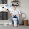 CuisinSmart 17"/19" Toilet Seat, Quick-Attach Hardware with Grip-Tight Bumpers, Quick-Release, Slow-Close Toilet Seat - 3 of 4