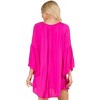 Women's Natalia Bell Sleeve Keyhole Hi-Lo Flowy Blouse - VISION - 3 of 4