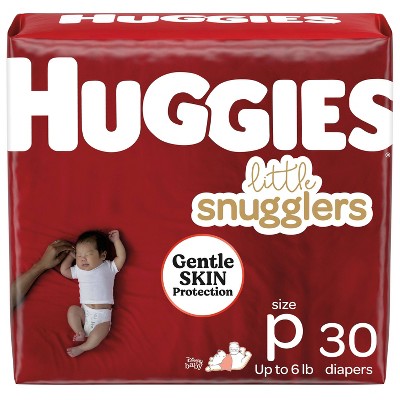 Huggies Little Snugglers Diapers Convenience Pack - Size Preemie (30ct)