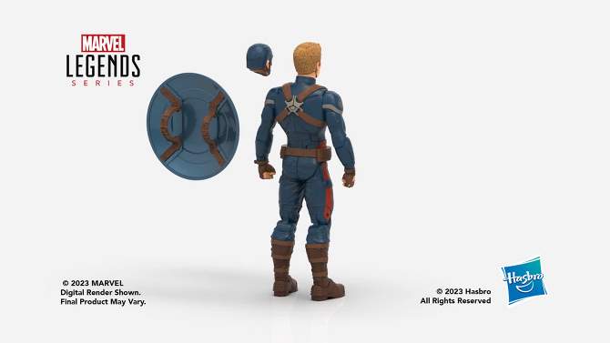 Marvel Legends The Infinity Saga Captain America Action Figure, 2 of 12, play video
