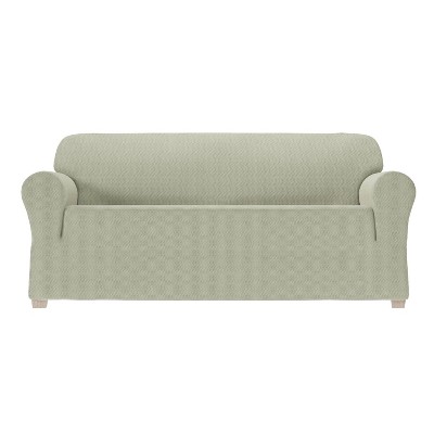 Steps Stretch Sofa Slipcover - Zenna Home