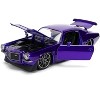 1971 Chevrolet Camaro Z/28 Purple Metallic with Black Hood "Bigtime Muscle" Series 1/24 Diecast Car Model by Jada - 2 of 4