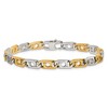 Chisel Stainless Steel Polished Yellow IP-plated 6mm 8.5" Anchor Chain Bracelet - 3 of 4