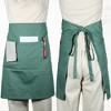 Unique Bargains Waist Apron Half Apron with Pockets 1 Pc - 2 of 4