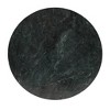 Treasure Trove Accents Accent Table Cyllene Green: Genuine Marble Top, Iron Base, 27" Height - 3 of 4