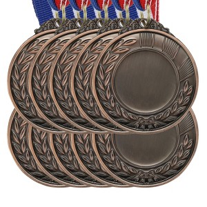 Unique Bargains Zinc Alloy Corrosion-Resistant DIY Fun Embossed Design Award Medals 10 Pcs - 1 of 4