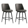Spruce&Spring Counter Height Swivel Barstool Set - 2 of 4