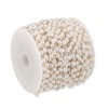 Unique Bargains Faux Pearl Beading Chain with Spool for DIY Necklace Bracelet - 3 of 4