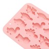 Unique Bargains Candy Making Moulds 12-Cavity Dinosaur Candy Mould Hand Wash 6.54"x5.79"x0.71" 1 Pc - 4 of 4