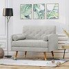 NicBex Tufted Accent Chair,Upholstered Living Room Chairs with Mid-Height Backrest,Mid-Century Armchair,Accent Chairs for Living Room - 2 of 4