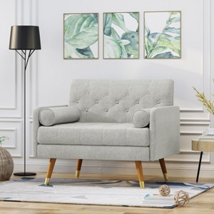 Mid-Century Modern Design Button tufted for living room-Christopher Knight Home - 1 of 4