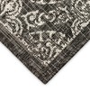 Liora Manne Carmel  Indoor/Outdoor Rug  Black.. - 4 of 4