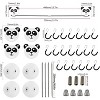 Phiestina 2-Piece Cat Head Wall-Mounted S-Hook Set with Adjustable Hooks and Kitchen Utensil Storage Box - 2 of 4