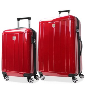 World Traveler Contour 2-Piece Lightweight Polycarbonate Hardside Expandable Spinner Luggage Set with TSA Lock (20" & 28") - 1 of 4