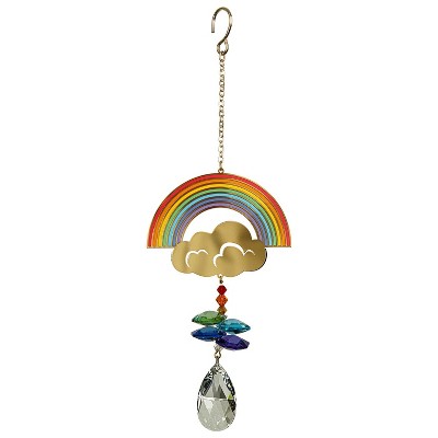 Woodstock Chimes Woodstock Rainbow Makers™ Collection, Crystal Wonders, 4.5'' Rainbow Wind Chime CWRAIN