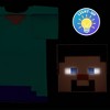 Mojang Synergies AB Minecraft Kids' Steve Light Up Halloween Costume Accessory Kit One Size Fits Most: Mask & Overlay Set - 3 of 4