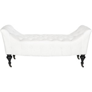 Georgette Bench - MCR4672 - White - Safavieh - 1 of 4