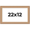 PosterPalooza | Weathered Yellow Picture Frame - UV Acrylic, Backing Board, Hanging Hardware Included - 2 of 4