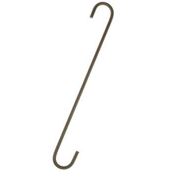 Panacea Black Steel 12 in. H S-Hook Extender Hook 1 pk Panacea Black Steel 12 in. H S-Hook Extender Hook 1 pk