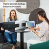 SideTrak Swivel 12.5 Triple Portable Monitor for Laptop with Powered USB C Hub | Attachable FHD IPS Rotating Three Screen Laptop | Compatible with - 3 of 4