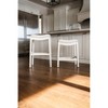 Maven Lane Adrien Rustic Backless Fabric Saddle Seat Counter Height Bar Stool - 2 of 4
