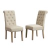 NicBex Dining Chairs Set of 2 Upholstered Chair Solid Wood Tufted Dining Chair with Solid Wood Frame for Kitchen - 2 of 4