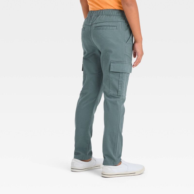 Boys' Stretch Tapered Cargo Pants - Cat & Jack™, 3 of 7