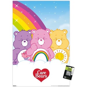 Trends International Care Bears - Rainbow Magic Unframed Wall Poster Prints - 1 of 4