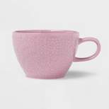 19oz 'In-Mold Floral Pattern Rose Geranium' Latte Mug Pink - Threshold™