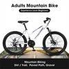 VASIP 26 inch Mountain Bike, Shimano 21 Speeds with Dual Disc Brakes and 100mm Front Suspension for Teenagers Girls Women - 4 of 4