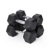 5-Tier Triangle Dumbbell Rack for 10 Pairs - Heavy Duty Carbon Steel Storage Stand, Rust-Proof Organizer for Gym Equipment - 3 of 4