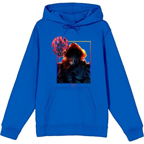 It Chapter 2 Pennywise Time To Float Adult Long Sleeve Hoodie - image 1 of 2