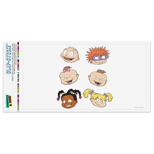 Rugrats Character Heads Automotive Bumper Sticker - 1 of 4