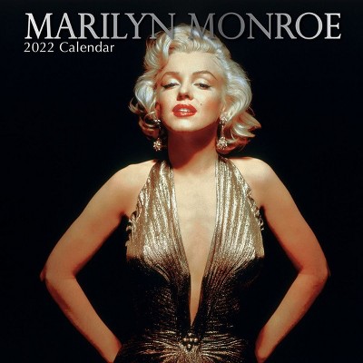 The Gifted Stationery 2021 - 2022 Monthly Marilyn Monroe Wall Calendar, 16 Month, Celebrity Theme with Reminder Stickers, 12 x 12 in