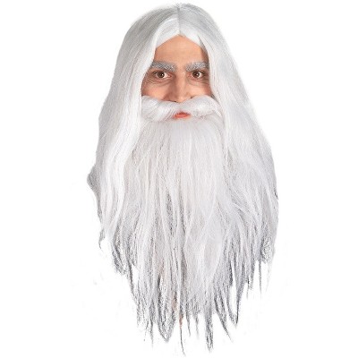 Rubies Lord Of The Rings Gandalf Beard And Wig Set For Adults