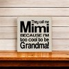 Slickblue They Call Me Mimi Wood Sign – Rustic Knotty Pine 7x7 Wall Decor for Grandma, Multiple Colors - 3 of 3