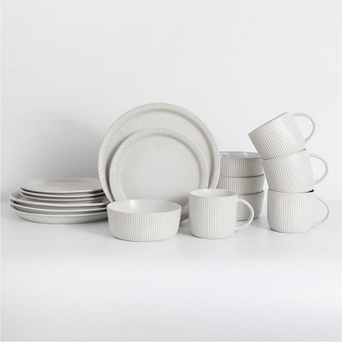 16pc Porcelain Dinnerware Set White - Threshold™ : Target