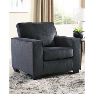 Altari Accent Chair Slate: Contemporary Plush Upholstery, No Assembly - Signature Design by Ashley - 1 of 4
