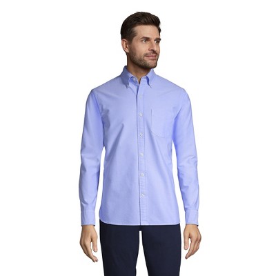 Lands' End Men's Traditional Fit Comfort-First Sail Rigger Oxford Shirt