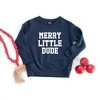 The Juniper Shop Merry Little Dude Youth Ultra-Soft Graphic Sweatshirt - 2 of 3