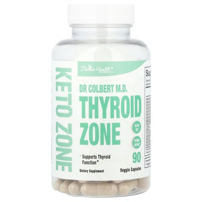 Divine Health Dr Colbert M.D. Thyroid Zone, 90 Veggie Capsules