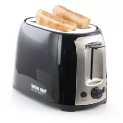 Better Chef Cool Touch Wide-Slot Toaster in Black