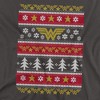 Men's DC Wonder Woman Christmas Sweater T-Shirt - 2 of 4
