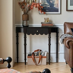 Etelifrank 39" Modern Solid Wood Console Table for Entryway - 1 of 4