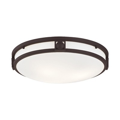 Livex Lighting Titania 3 - Light Flush Mount in  Bronze