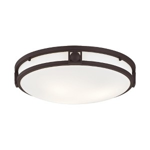 Livex Lighting Titania 3 - Light Flush Mount in  Bronze - 1 of 1