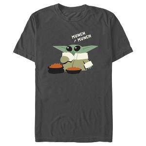 Men's Star Wars: The Mandalorian Grogu Munch Munch T-Shirt - 1 of 4