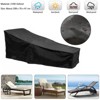 Topteng Waterproof Outdoor Patio Chaise Lounge Cover - 2 of 4